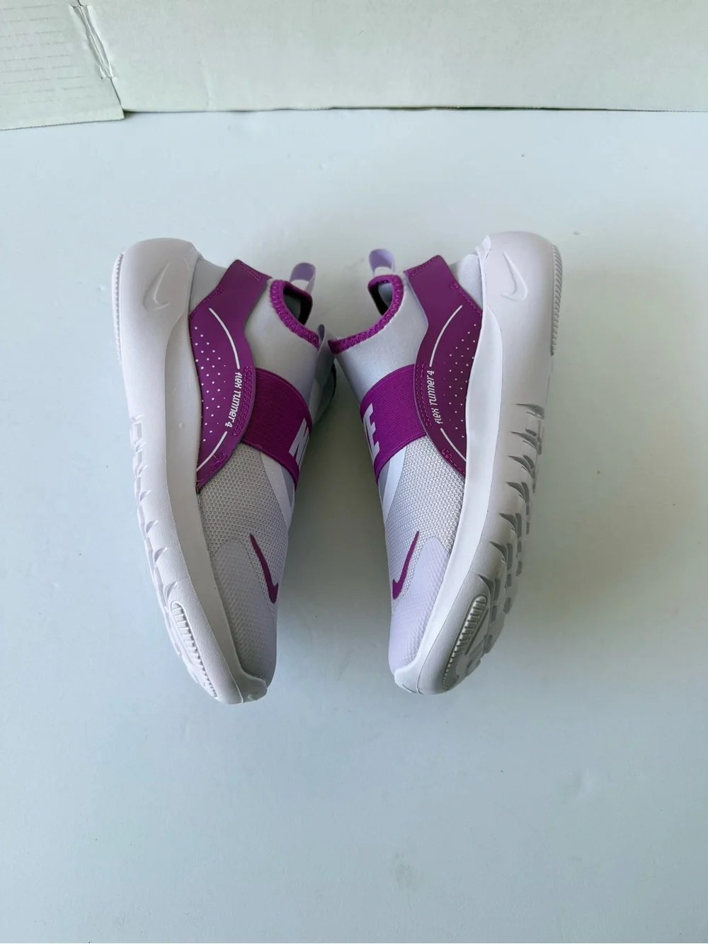 Nike Flex Runner 4 GS Sneakers Girls Size 5Y Violet MistPurple  IF2893500  New